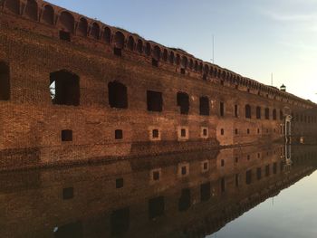 Fort jefferson by sea at dry tortugas national park