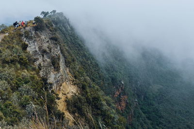 Hiking trail on mount longonot, rift valley, kenya