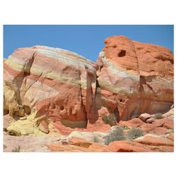 Rock formations in a desert