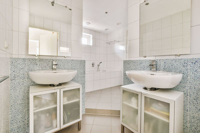 Interior of bathroom