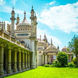 Facade of historical building
