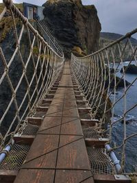 View of bridge over sea