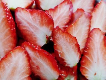 Full frame shot of strawberries