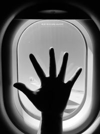 Close-up of cropped hand