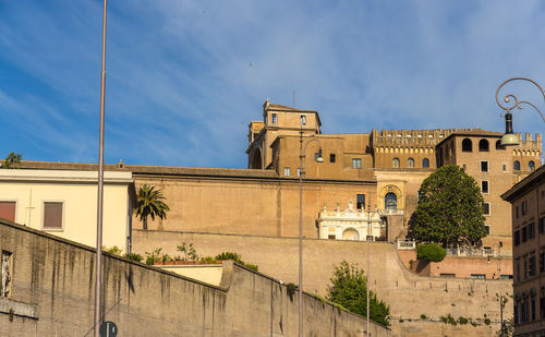 Low angle view of building against sky