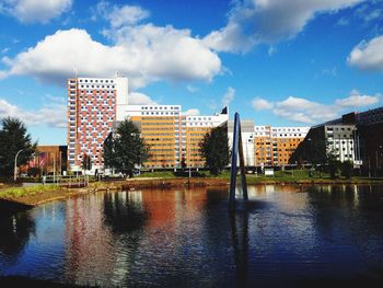 River with buildings in background