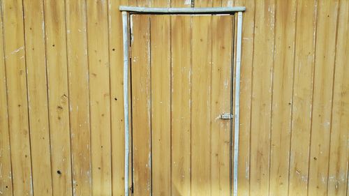 Full frame shot of wooden door