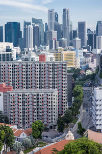 Buildings in city