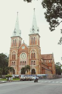 View of cathedral against clear sky