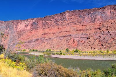 Moab panorama views colorado river jackass canyon red cliffs canyonlands arches national park, utah