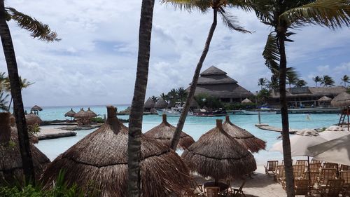 Panoramic view of sea against sky