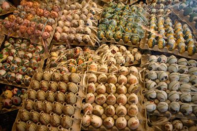 Full frame shot of vegetables for sale at market stall