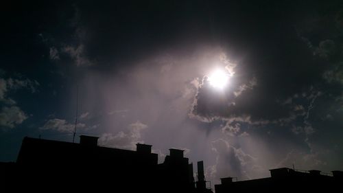 Low angle view of building against sky