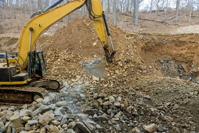 View of construction site