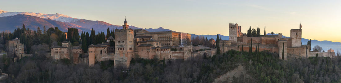 Panoramic view of buildings in city