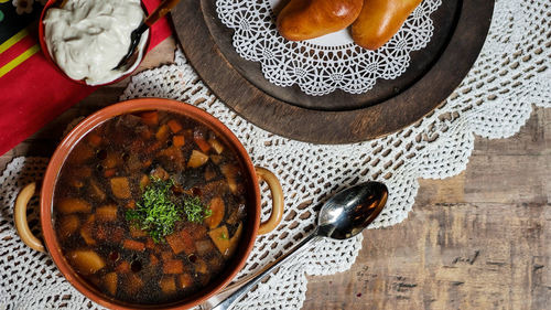 Close-up of food in bowl