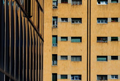 Full frame shot of residential building