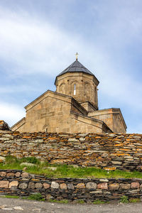 Low angle view of historical building against sky