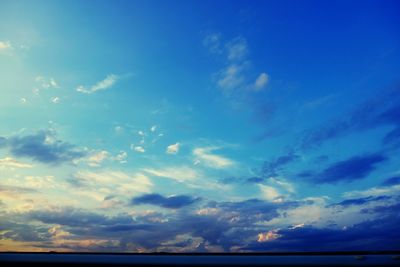 Low angle view of clouds in sky