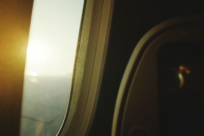 Close-up of illuminated street light