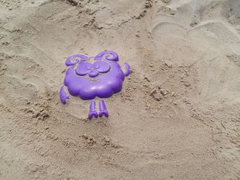Close-up of sand on beach