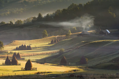 Aerial view of landscape