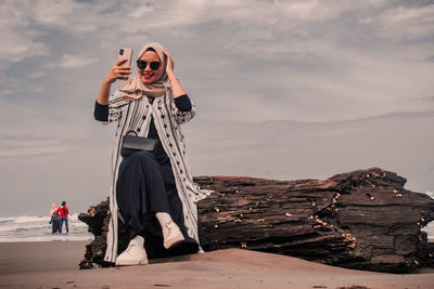 Photograph of the hijab model