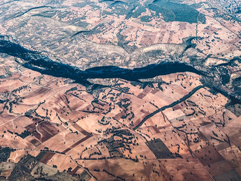 Full frame shot of dramatic landscape