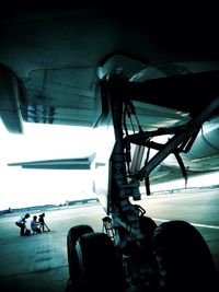 Man cycling in bus