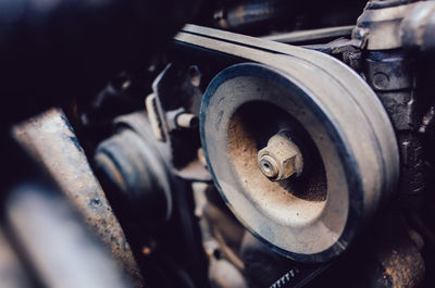 Engine of an old car