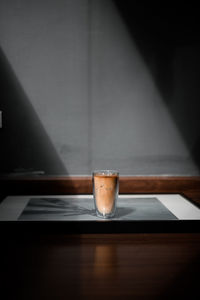 Close-up of coffee on table