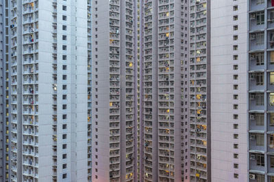 Full frame shot of modern buildings in city