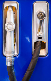 Close-up of fuel pump