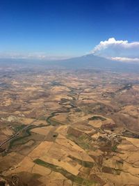 Aerial view of landscape