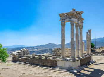 Old temple against sky