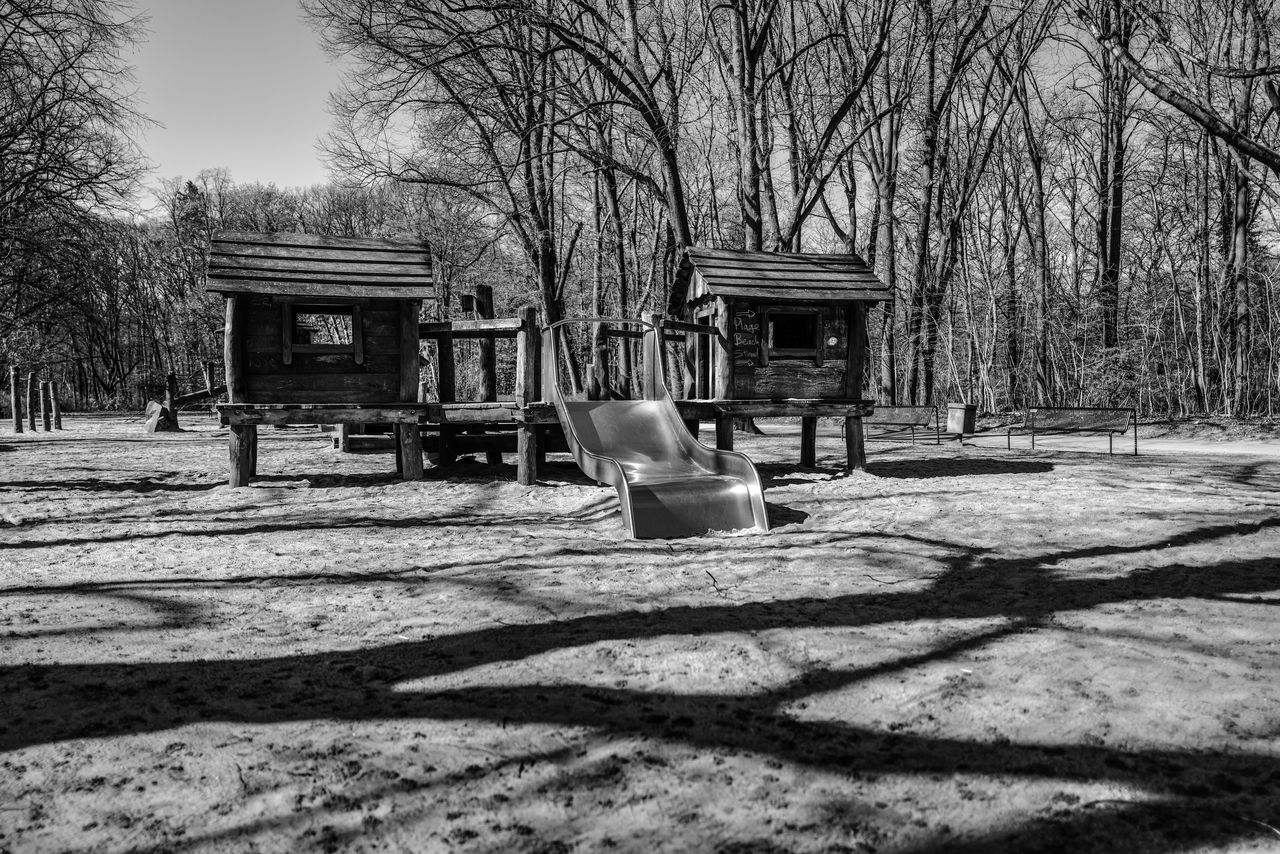 VIEW OF ABANDONED PLAYGROUND