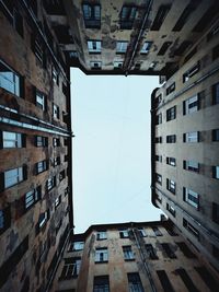 Low angle view of buildings against sky