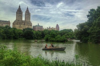 River with buildings in background