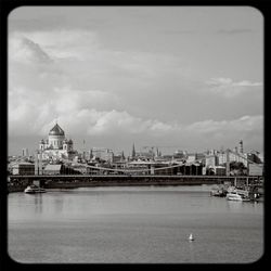 Boats in harbor