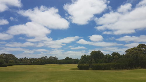 Scenic view of landscape against sky