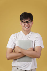 Portrait of a smiling young man