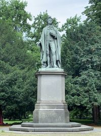 Statue in park