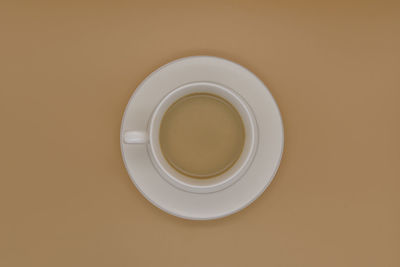 Directly above shot of coffee on table