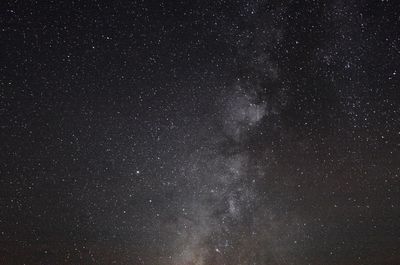 Low angle view of stars in sky