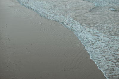 High angle view of beach