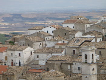 View of buildings in town