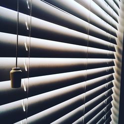 Detail shot of blinds