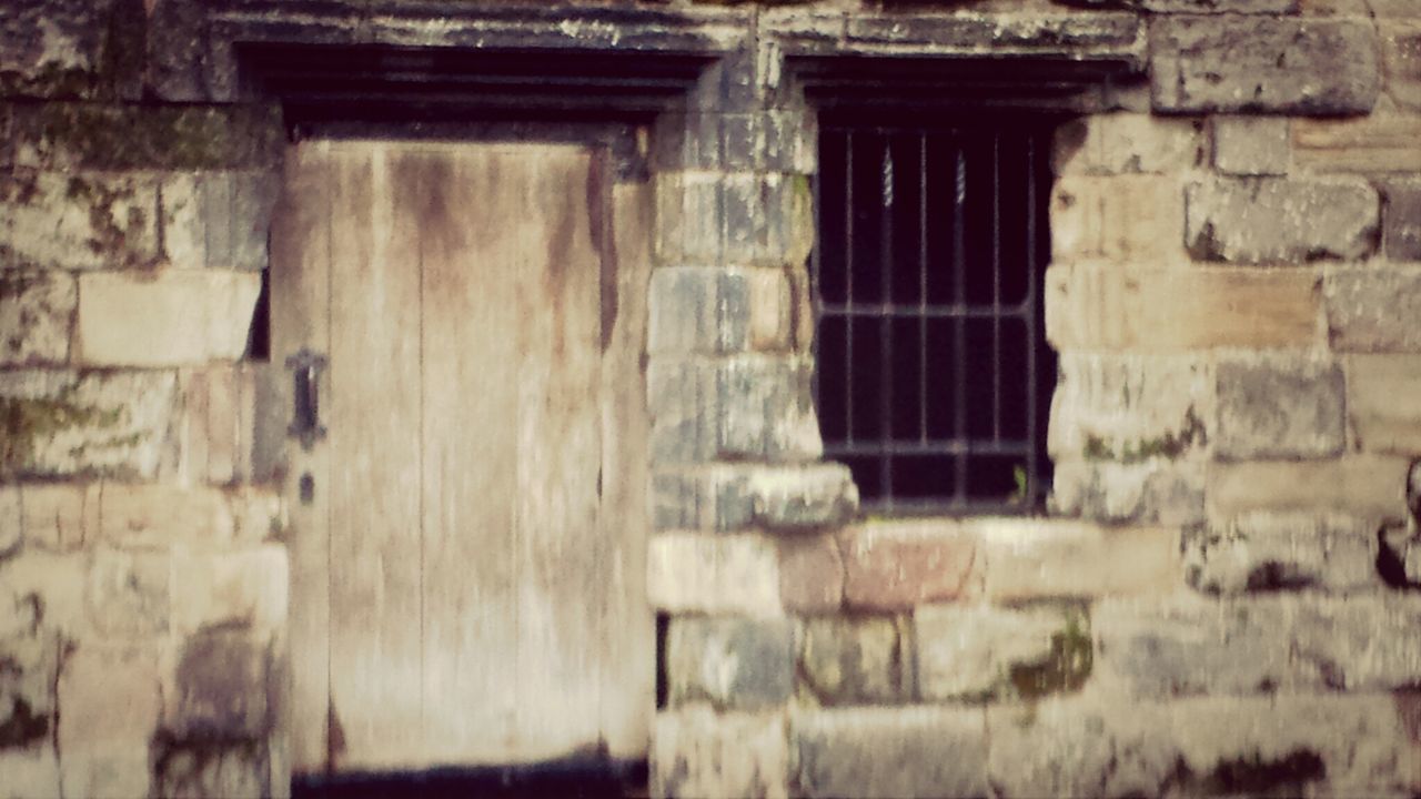 architecture, built structure, building exterior, window, old, house, door, weathered, closed, wall - building feature, brick wall, day, wall, wood - material, abandoned, outdoors, stone wall, damaged, no people, building