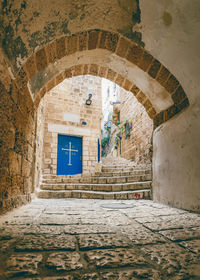 Entrance of historic building