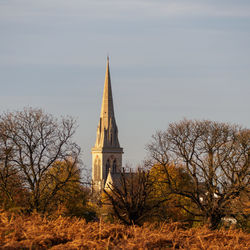 View of a tower of a temple